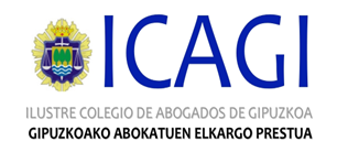 Logo del colegio de abogados de Gipuzkoa (ICAGI)